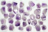 Flat: Amethyst Crystal Points (Morocco) - Pieces #82327-2